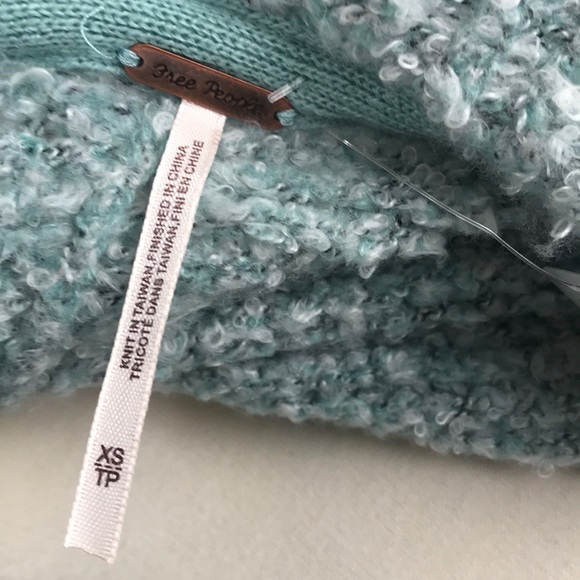 Free People Open Front Cardigan Knit Oversized - Picture 6 of 11